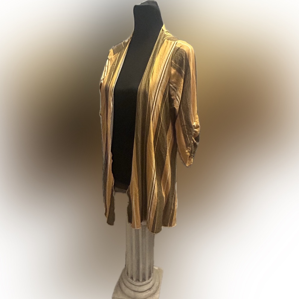 Free w bundle NY INVASION Yellow and Pblqxl strip Cardigan L 151